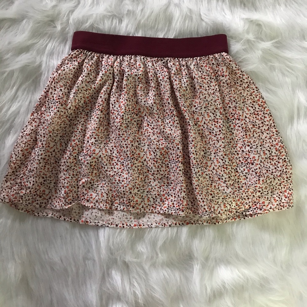 Girls Floral Skirt